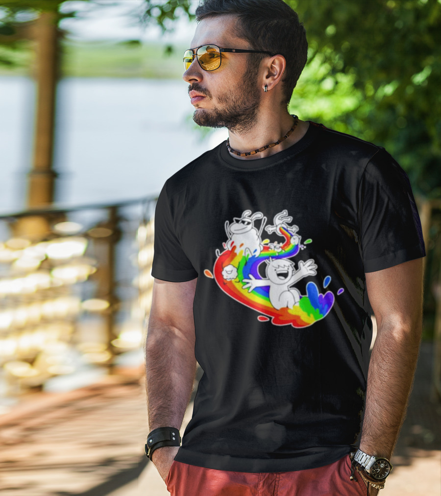 Pride Flavour Rainbow Ride Characters Limited Run T-Shirt