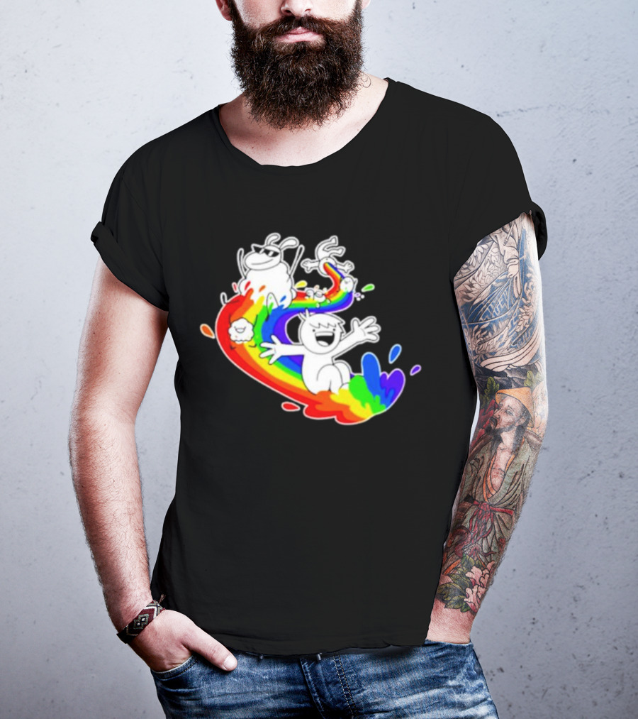 Pride Flavour Rainbow Ride Characters Limited Run T-Shirt