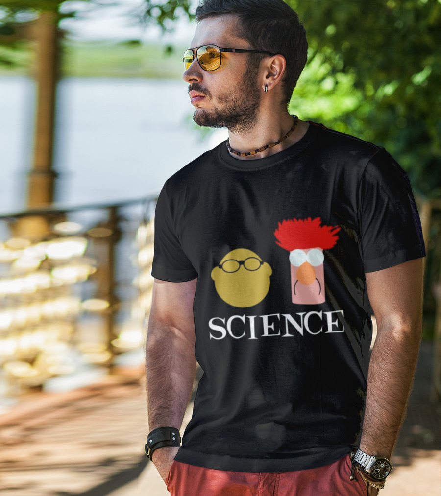 Science Beaker Bunsen Muppet T-Shirt