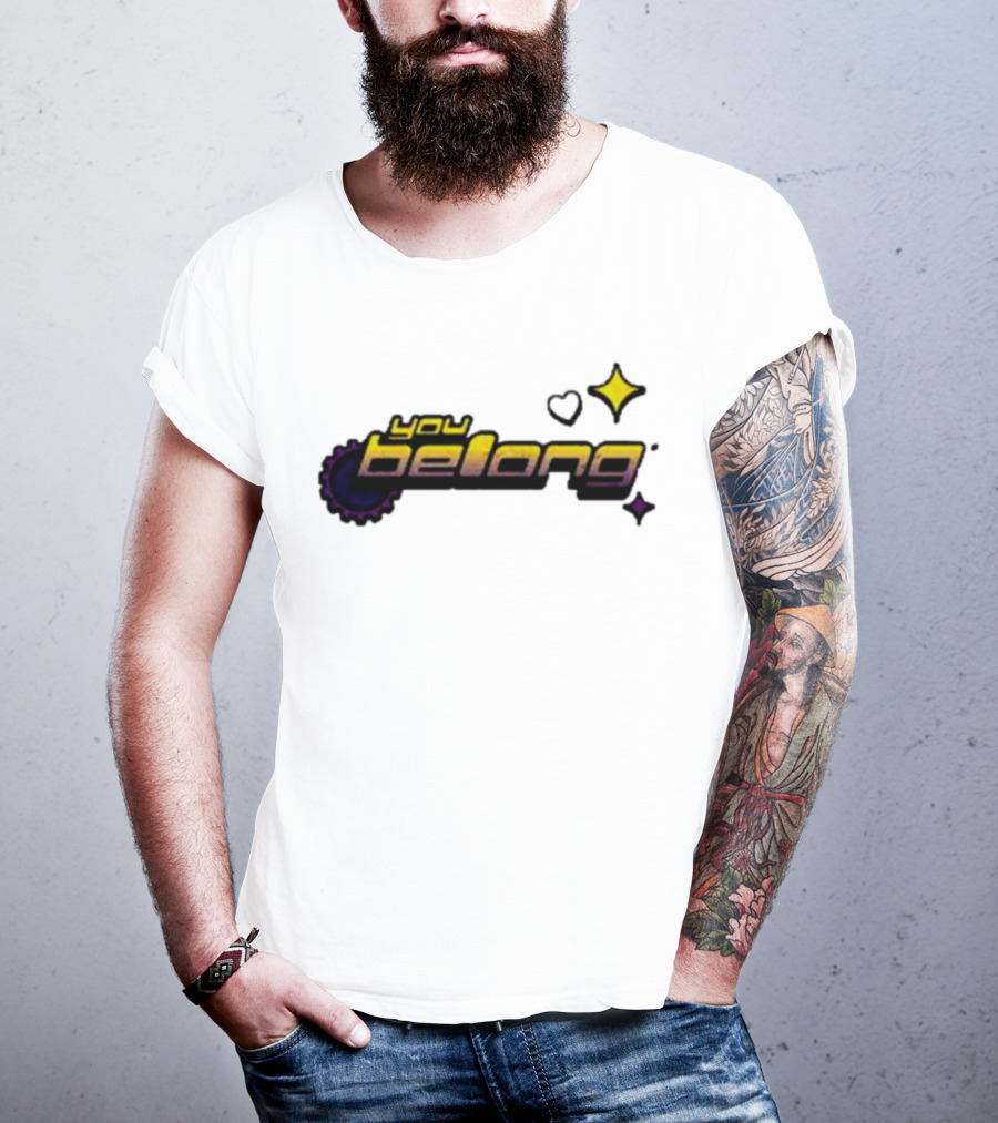 You Belong Gear Stars And Heart T-Shirt