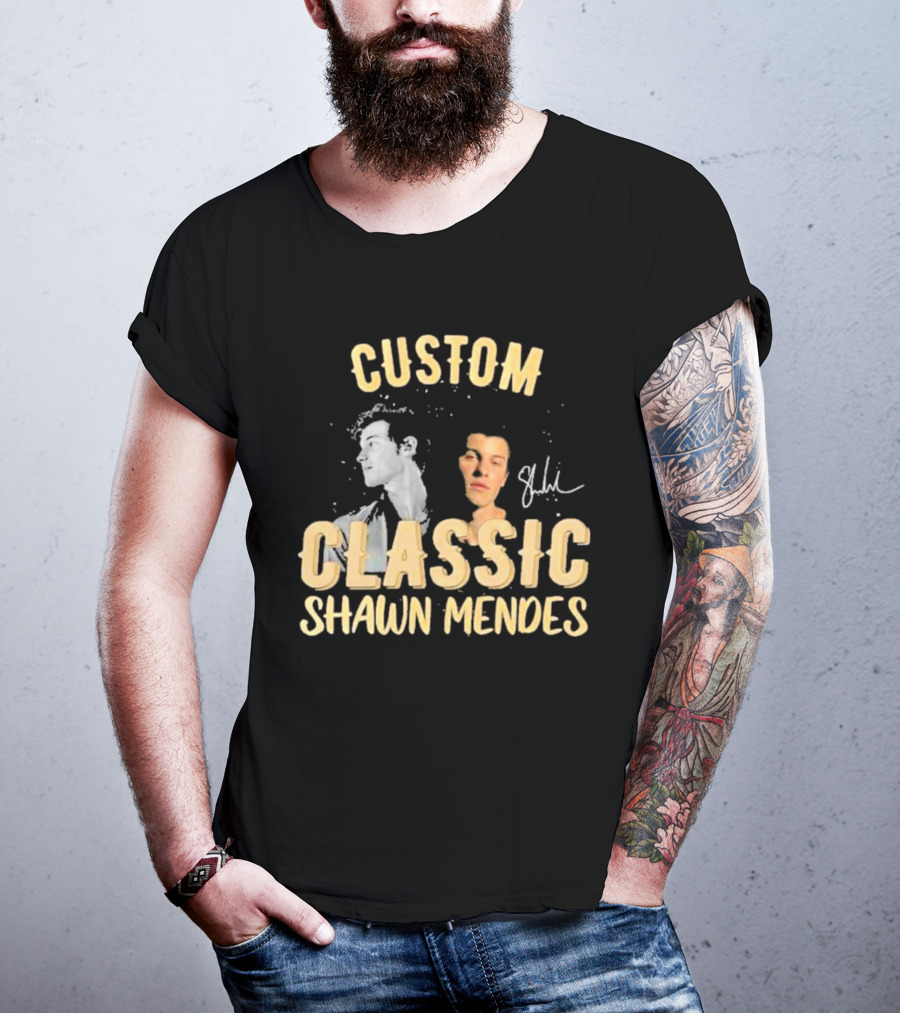 Custom Classic Shawn Mendes Signature T-Shirt