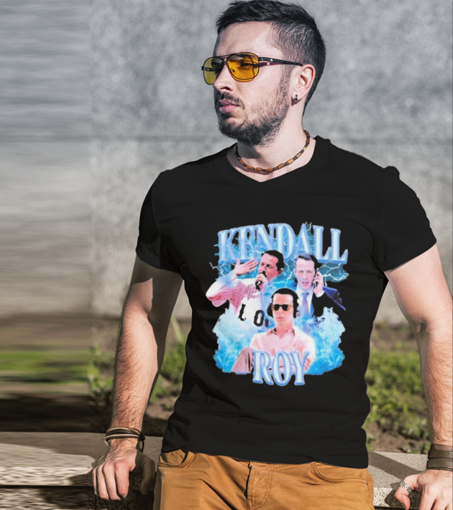 Kendall Roy Disgusting Brothers Iconic Character Moments Electric Blue T-Shirt