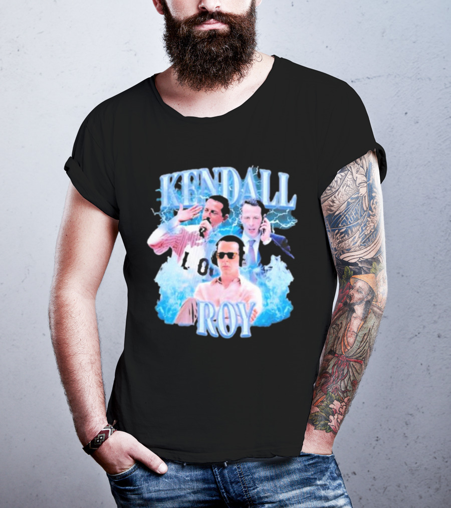 Kendall Roy Disgusting Brothers Iconic Character Moments Electric Blue T-Shirt