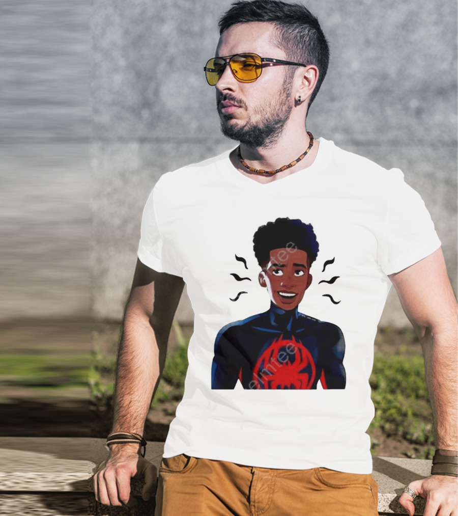 Spider Fam Charms Miles Across The Spider Verse T-Shirt