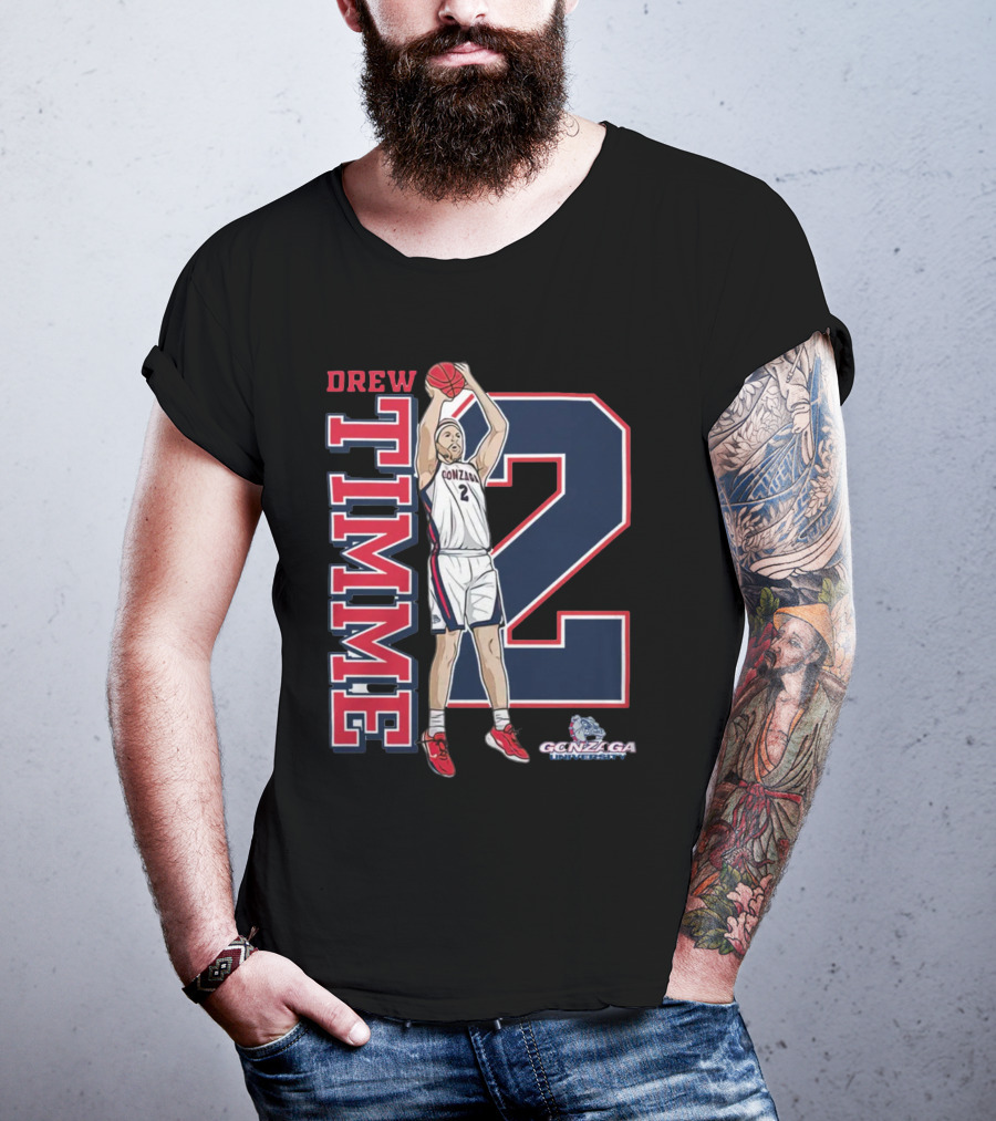 Drew Timme Gonzaga Basketball Number 2 Player Gonzaga University T-Shirt