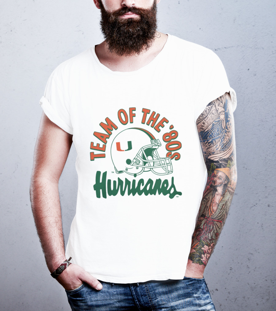 Team Of The ‘80S Hurricanes Miami Football T-Shirt