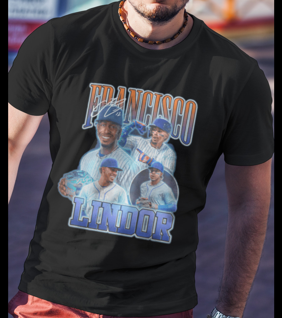 Francisco Lindor Signature Series Baseball Player T-Shirt