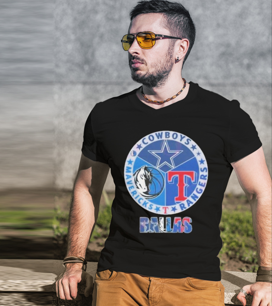 Dallas Cowboys Mavericks Rangers T-Shirt