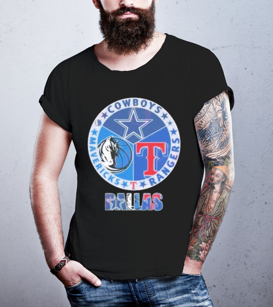 Dallas Cowboys Mavericks Rangers T-Shirt