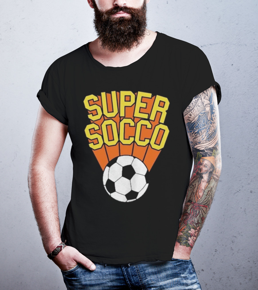 Super Socco Soccer Ball Burst T-Shirt