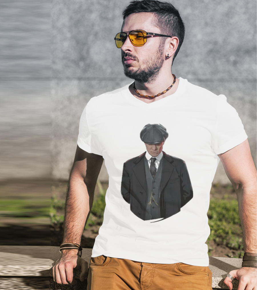 Peaky Blinders Thomas Shelby Suit And Cap Iconic T-Shirt