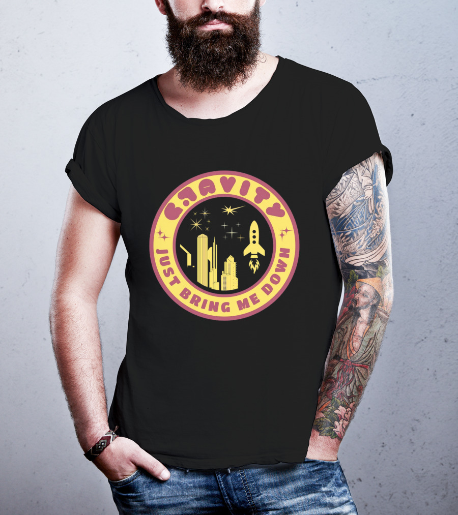 Gravity Just Bring Me Down Rocket City Stars T-Shirt