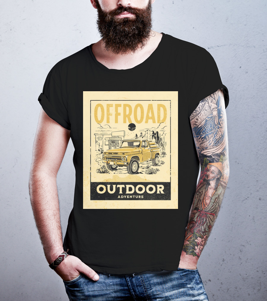 Offroad Outdoor Adventure Pickup Truck T-Shirt