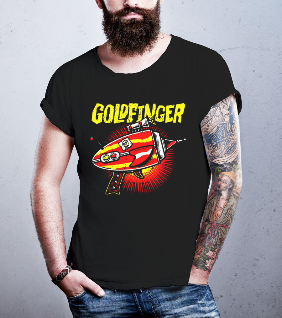 Goldfinger Band Retro Ray Gun T-Shirt