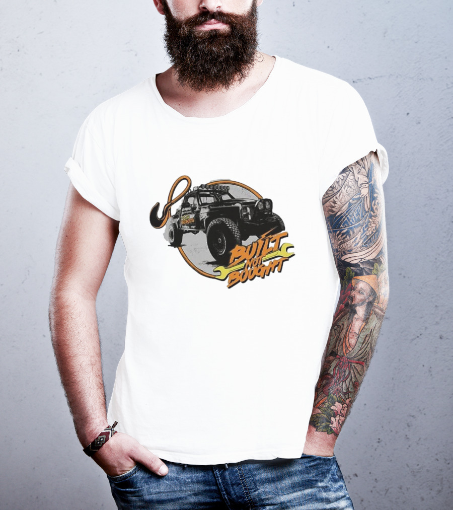Fab Rats Built Not Bought Vintage Off-Road Truck Merchandise T-Shirt