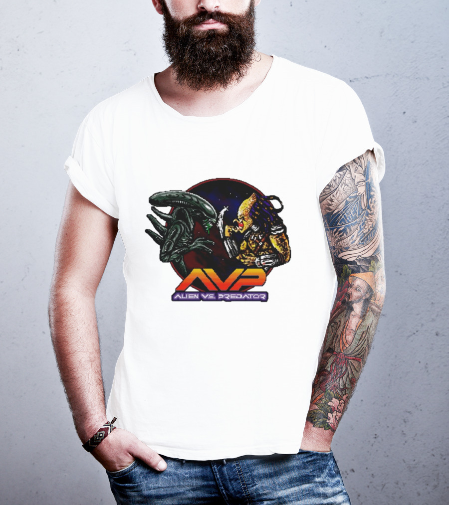 AVP Alien Vs. Predator Video Game Showdown T-Shirt