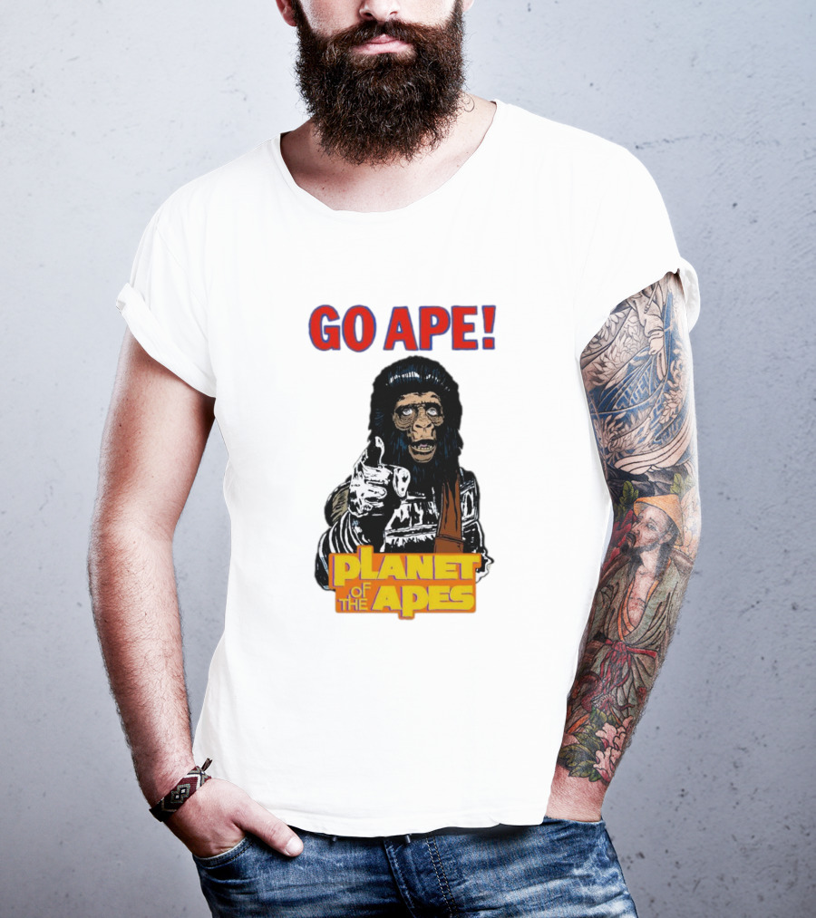 Go Ape Planet Of The Apes Iconic Mashup T-Shirt