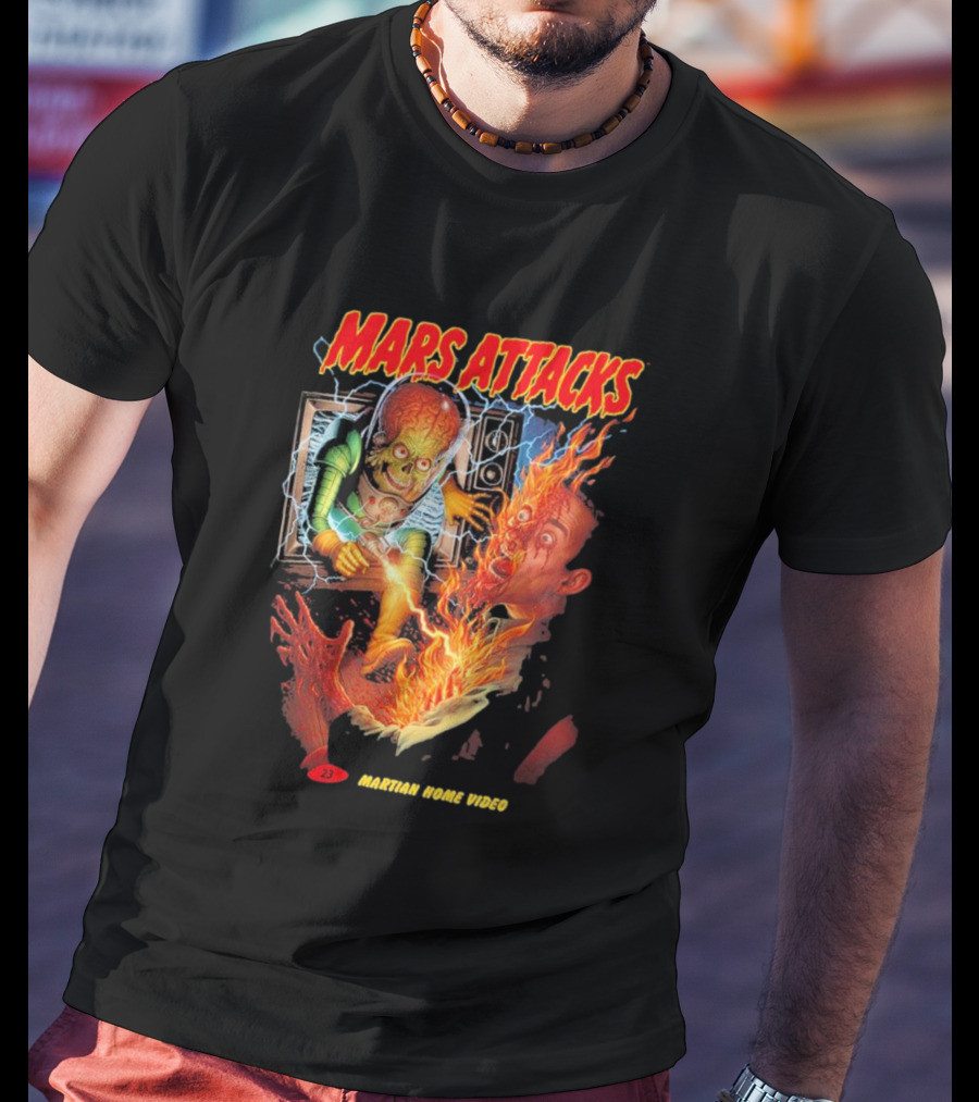 Mars Attacks Martian Home Video 23 T-Shirt