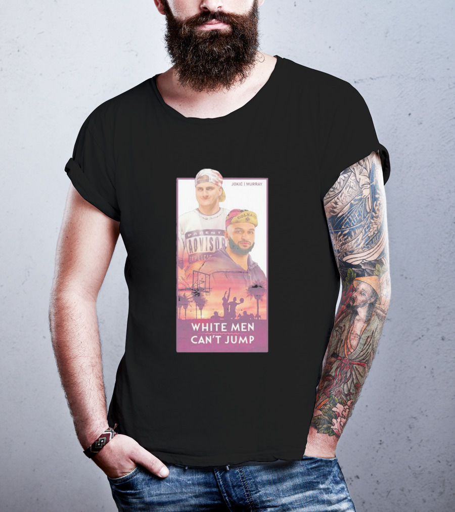Jokic Murray White Men Can’t Jump Lurk T-Shirt