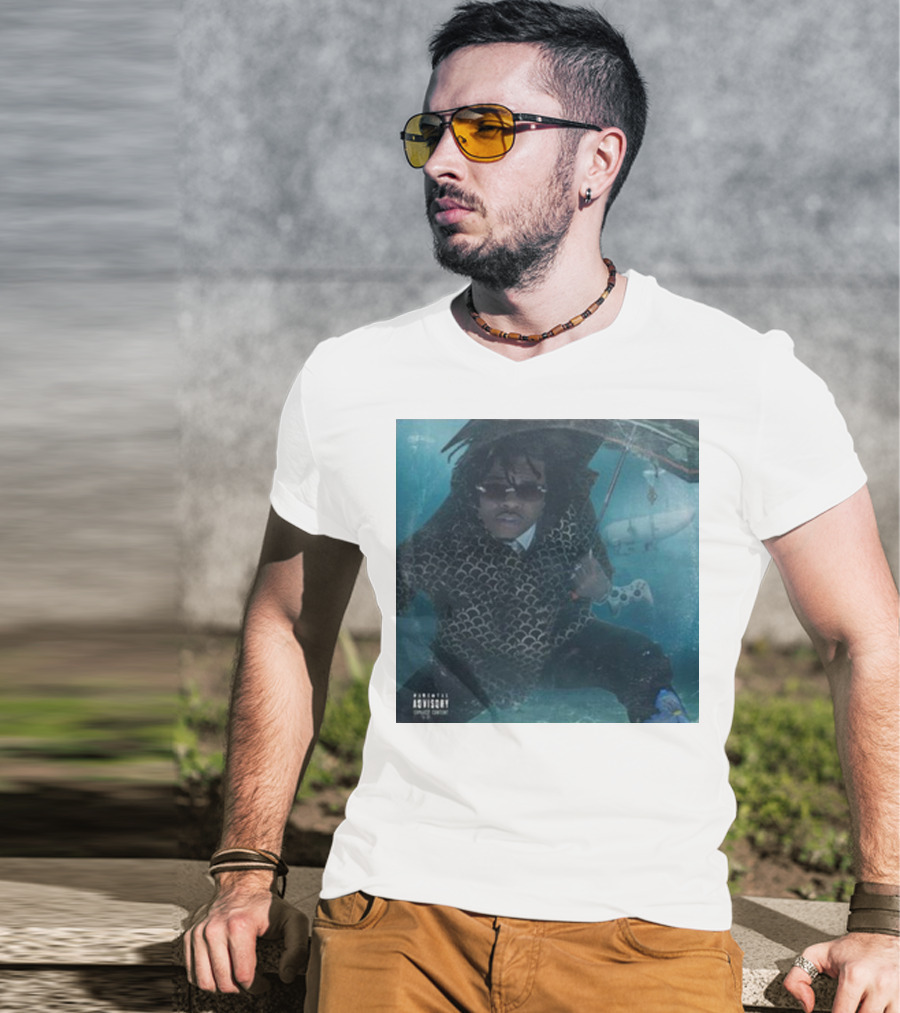 Parental Advisory Gunna Oceangate Album Cover Submarine Underwater T-Shirt