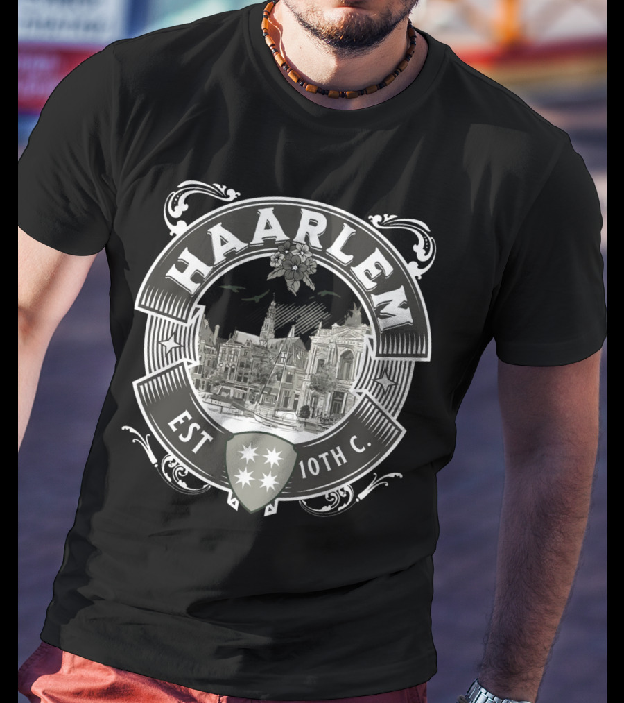 Haarlem Bloemenstad Est 10th C T-Shirt