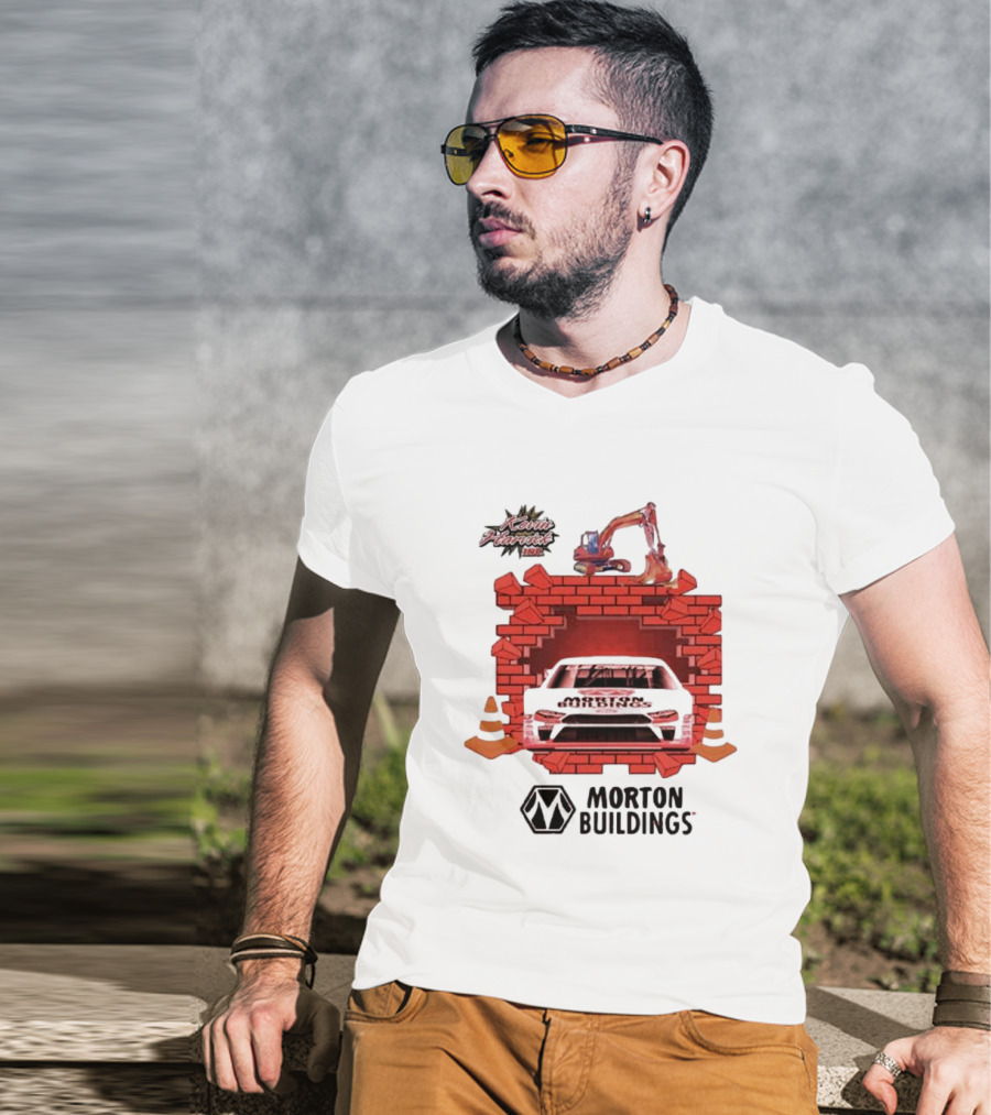 Kevin Harvick Inc Morton Buildings Car Brick Wall Racing T-Shirt