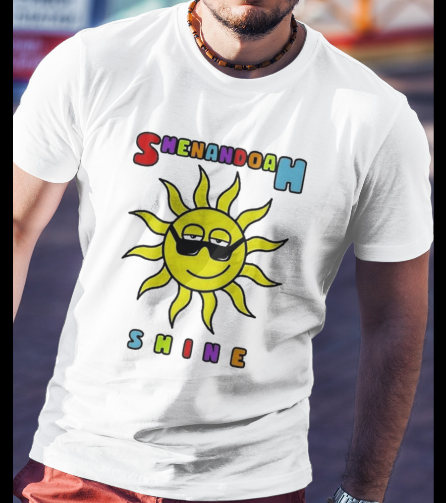 Shenandoah Shine Merch Sunshine Sun With Sunglasses T-Shirt