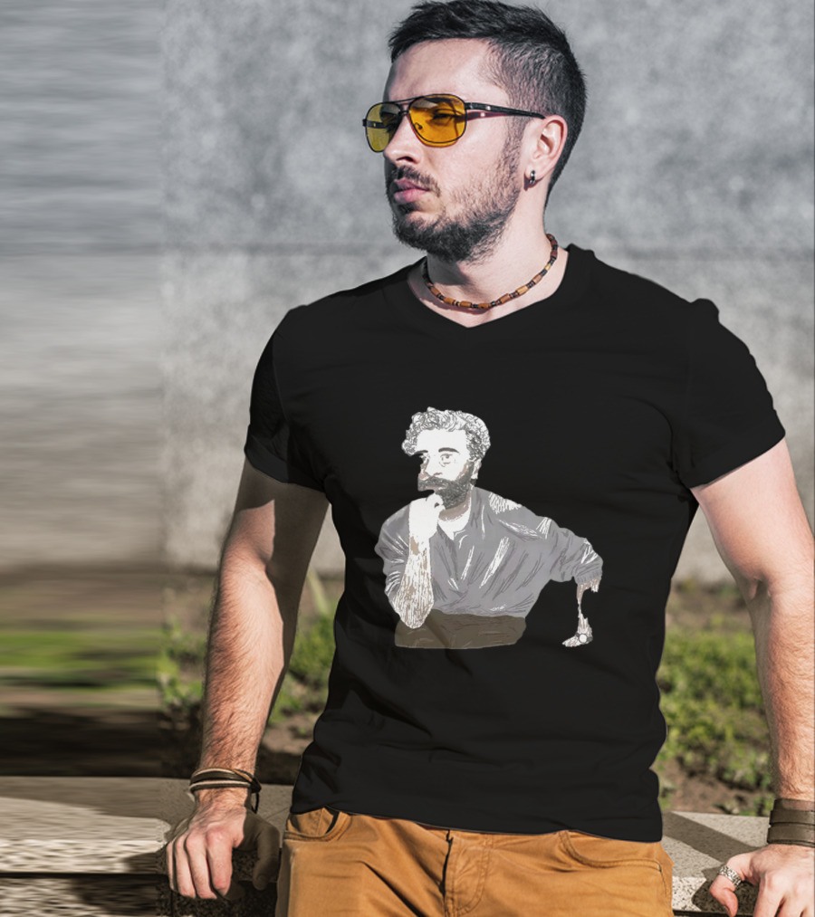 Super Yaki X Courtney LeSueur Oscar Thinking Pose T-Shirt
