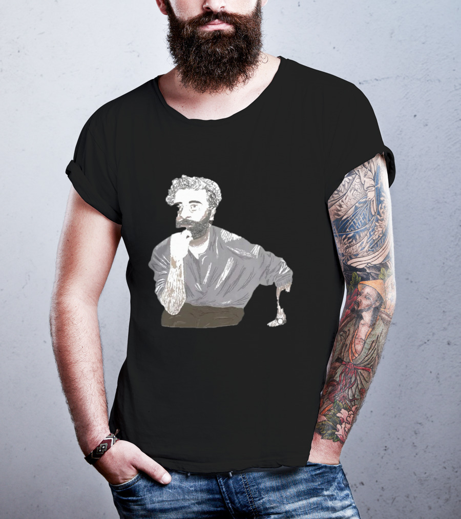 Super Yaki X Courtney LeSueur Oscar Thinking Pose T-Shirt