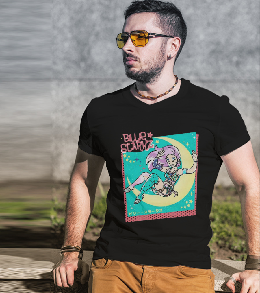 Billie Starkz All Elite Wrestling Moon Jump T-Shirt