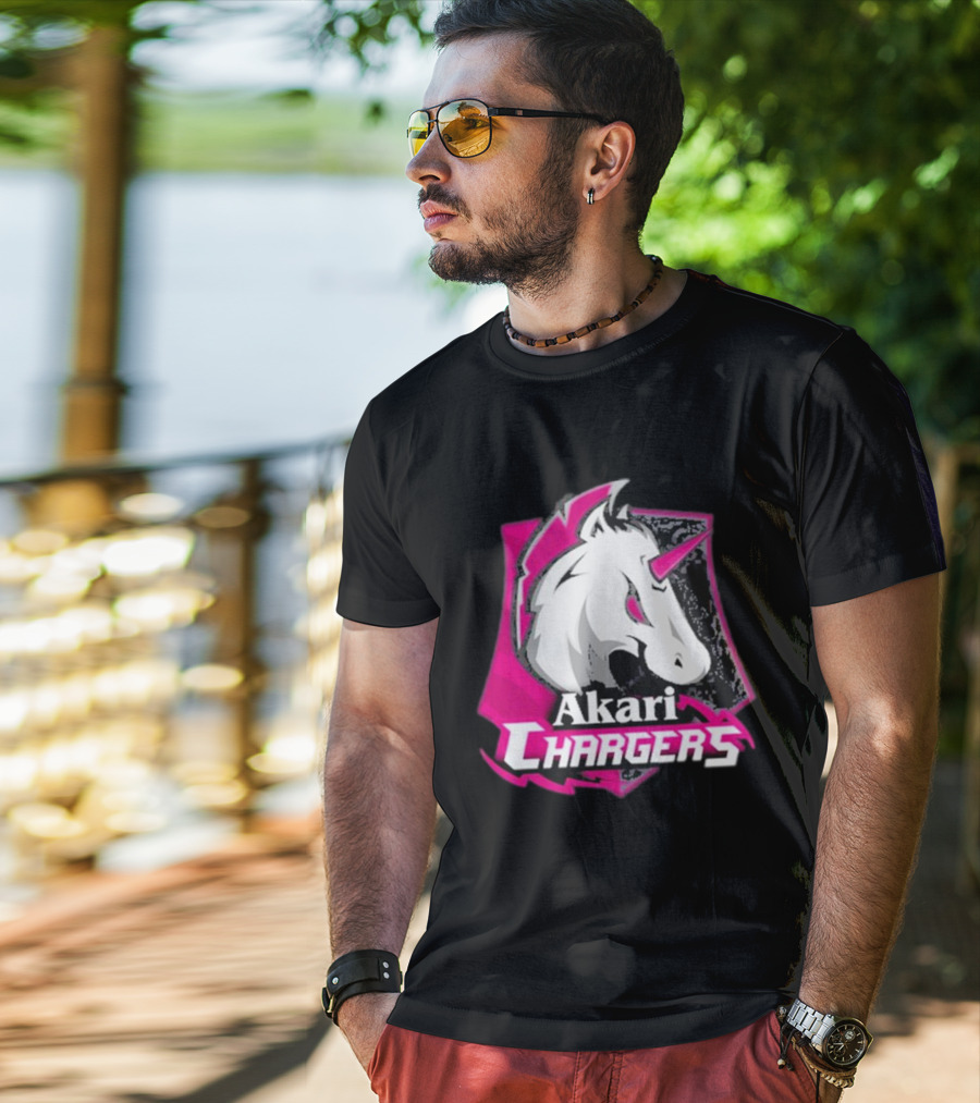 Unicorn Fifi Sharma Akari Chargers T-Shirt