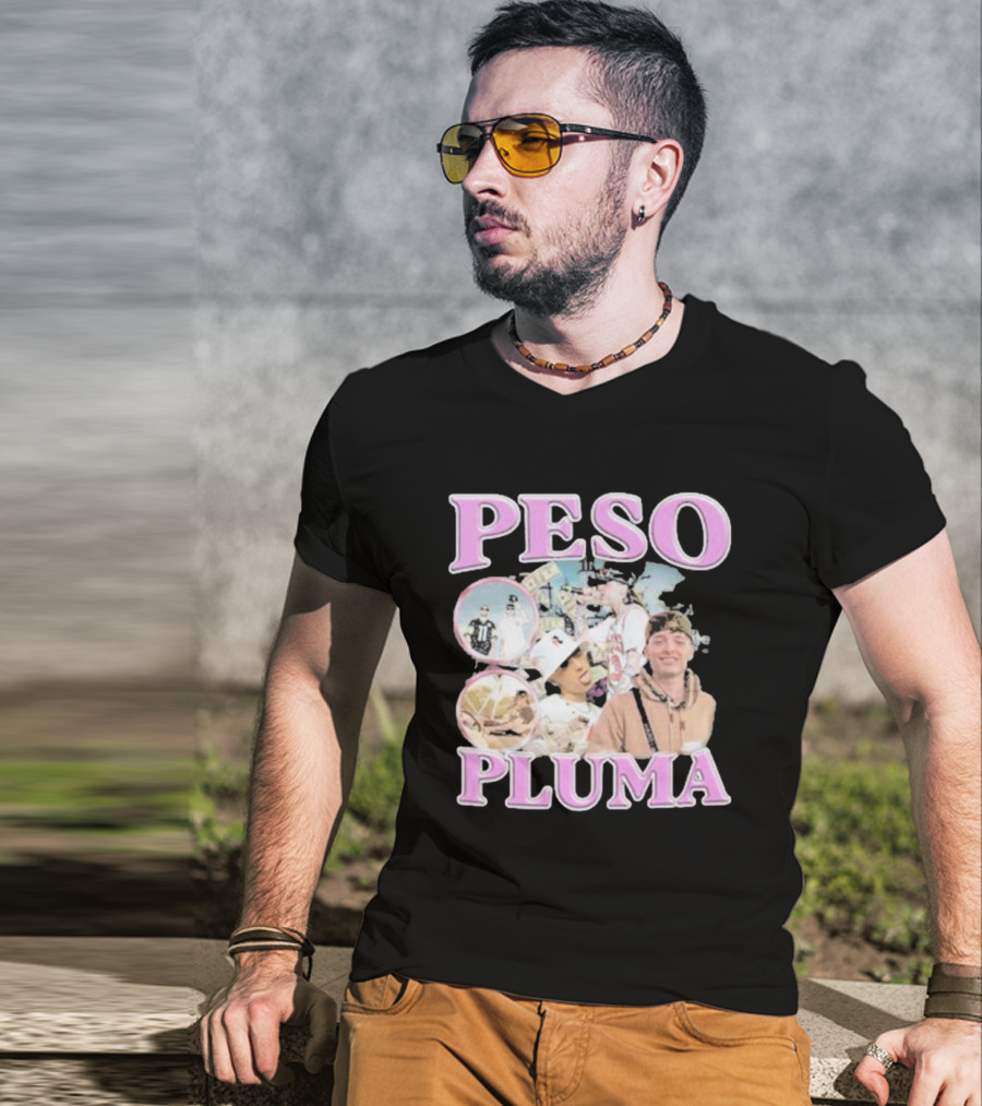 Peso Pluma Pink Collage T-Shirt