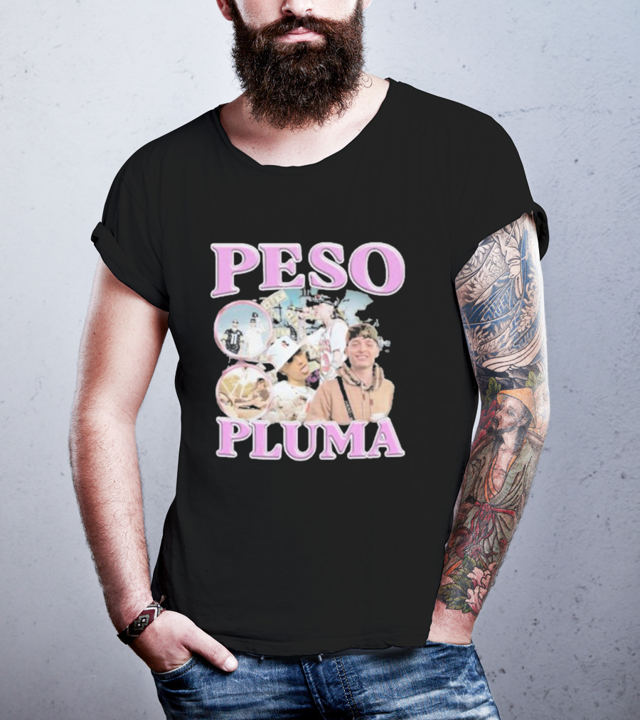 Peso Pluma Pink Collage T-Shirt
