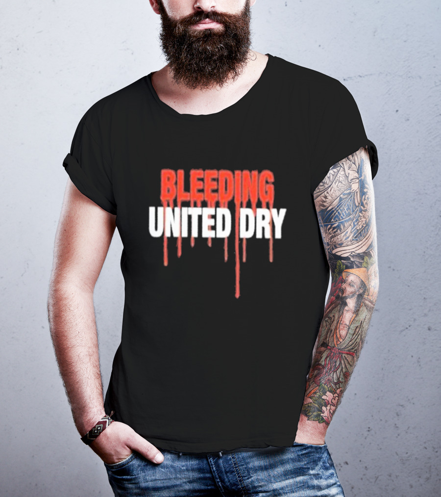 Bleeding United Dry Dripping Red T-Shirt