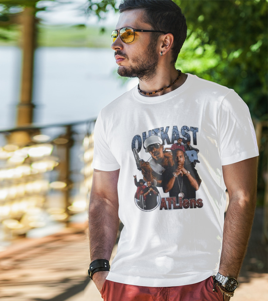 OutKast ATLiens Vintage Hip Hop Collage T-Shirt