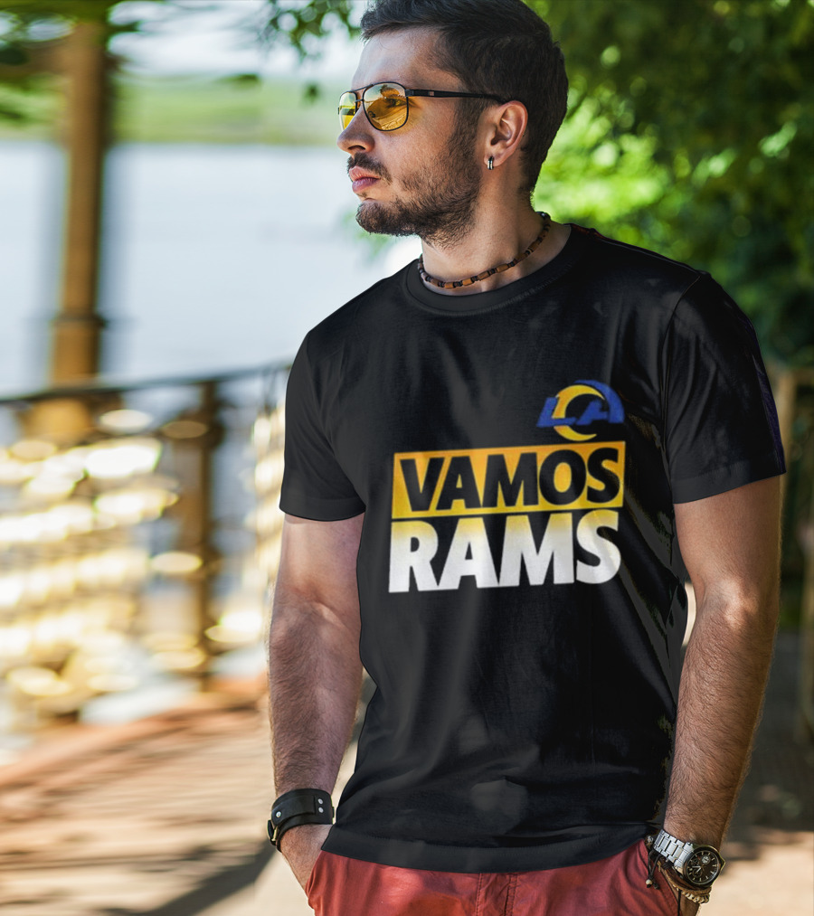 Los Angeles Rams Vamos American Football LA T-Shirt