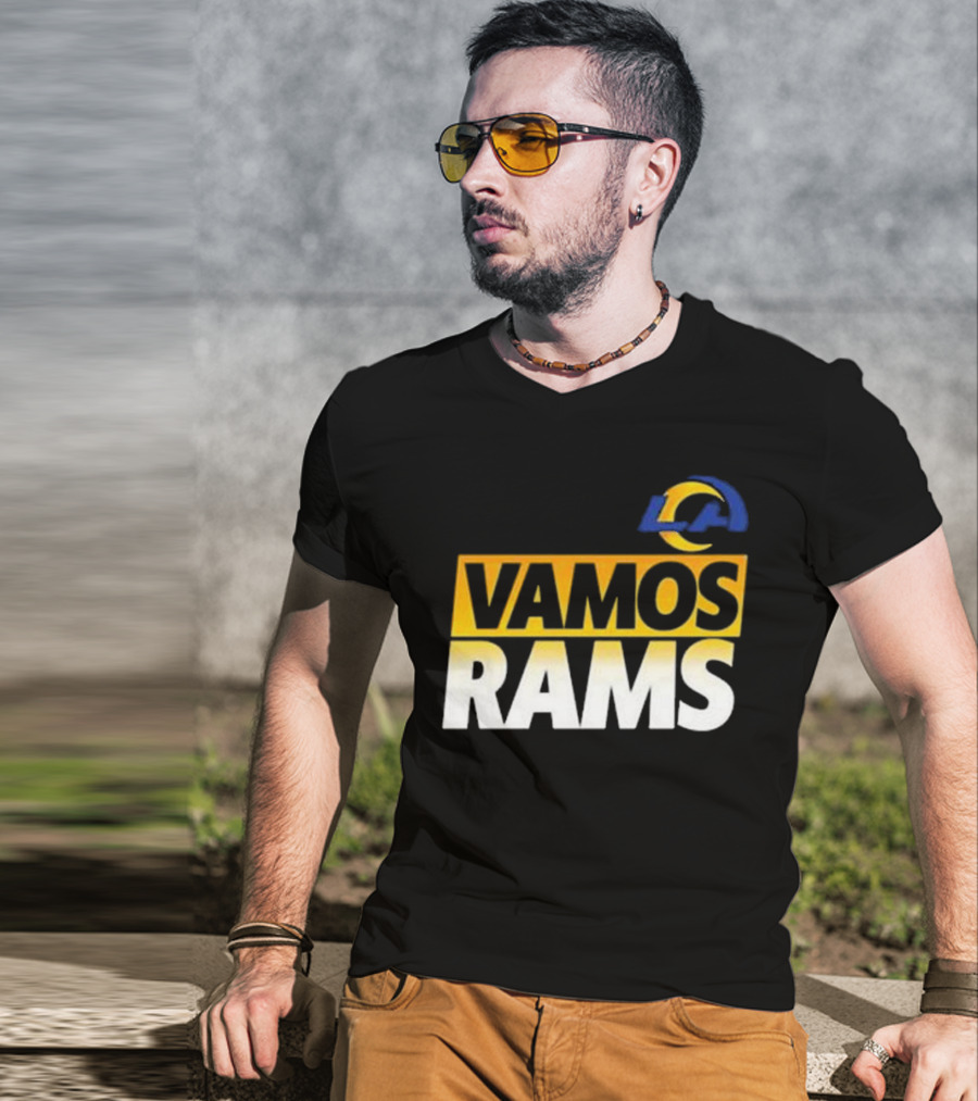 Los Angeles Rams Vamos American Football LA T-Shirt