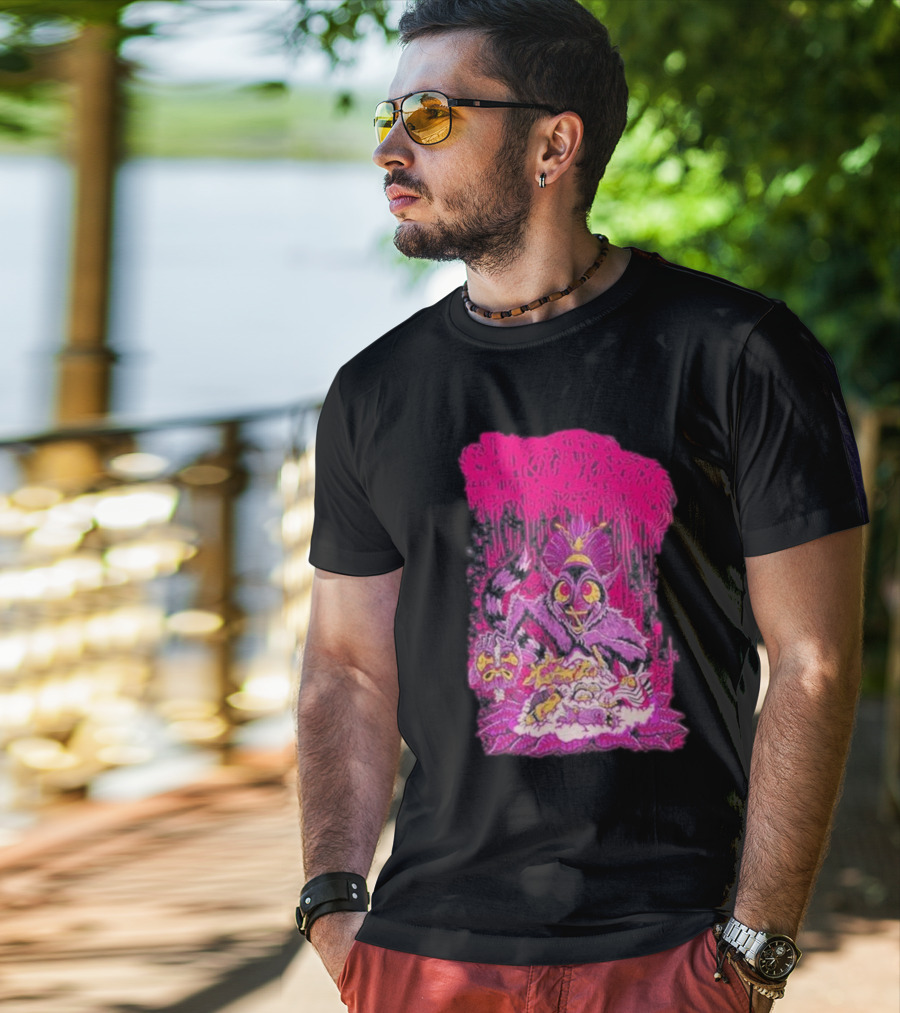 Madagascar I Like To Move It Move It Raccoon Painting T-Shirt