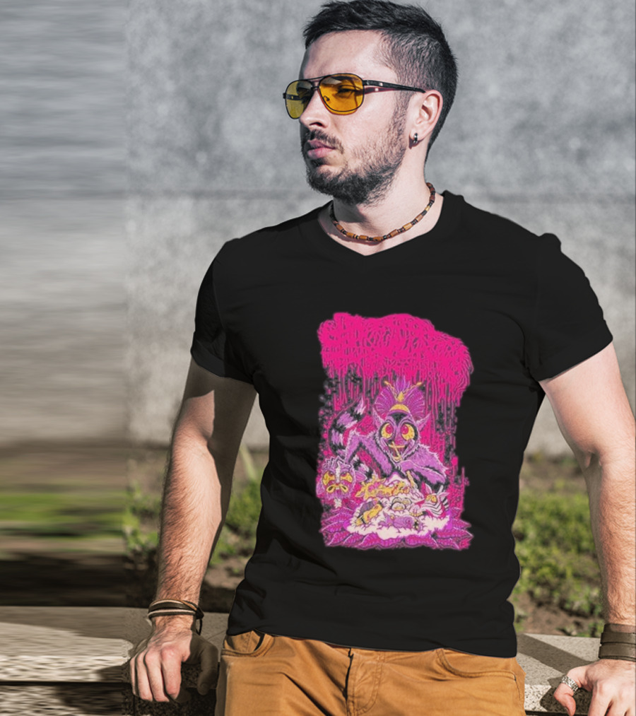 Madagascar I Like To Move It Move It Raccoon Painting T-Shirt