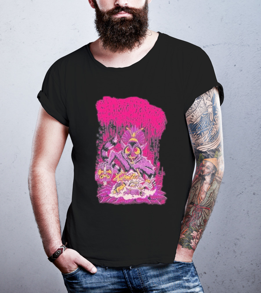 Madagascar I Like To Move It Move It Raccoon Painting T-Shirt