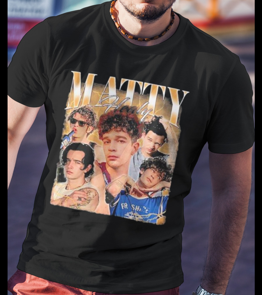 MATTY HEALY Collage Vintage Aesthetic T-Shirt