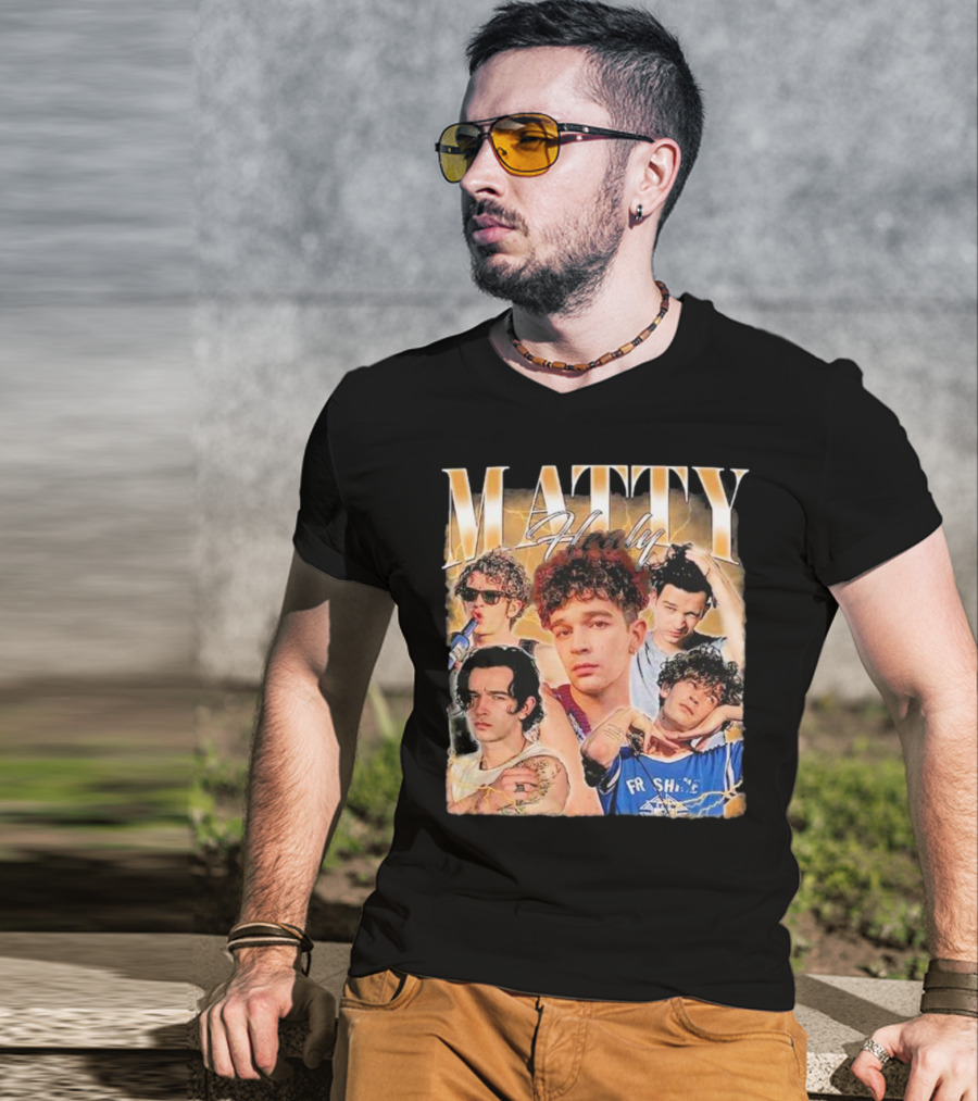 MATTY HEALY Collage Vintage Aesthetic T-Shirt
