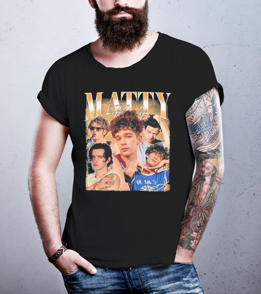 MATTY HEALY Collage Vintage Aesthetic T-Shirt