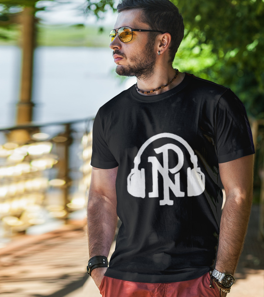 NPR Headphones Logo Year Of The Knife T-Shirt
