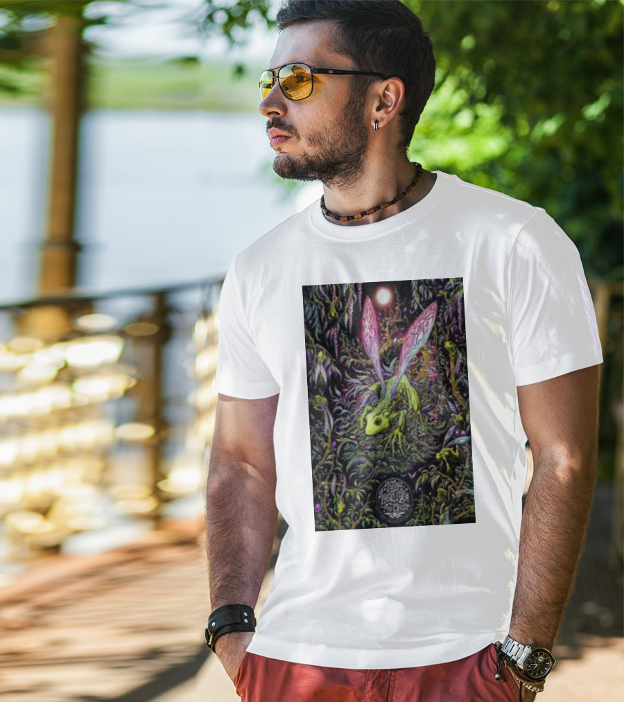 Les Claypool’s Fearless Flying Frog Brigade Psychedelic Creature Art Wheatland T-Shirt