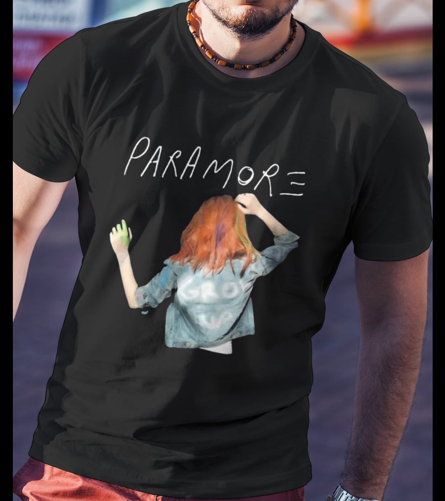 Paramore Grow Up Denim Jacket Back T-Shirt