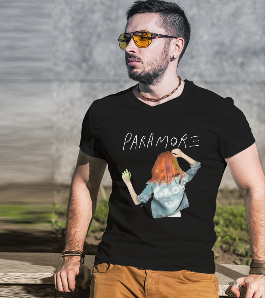 Paramore Grow Up Denim Jacket Back T-Shirt