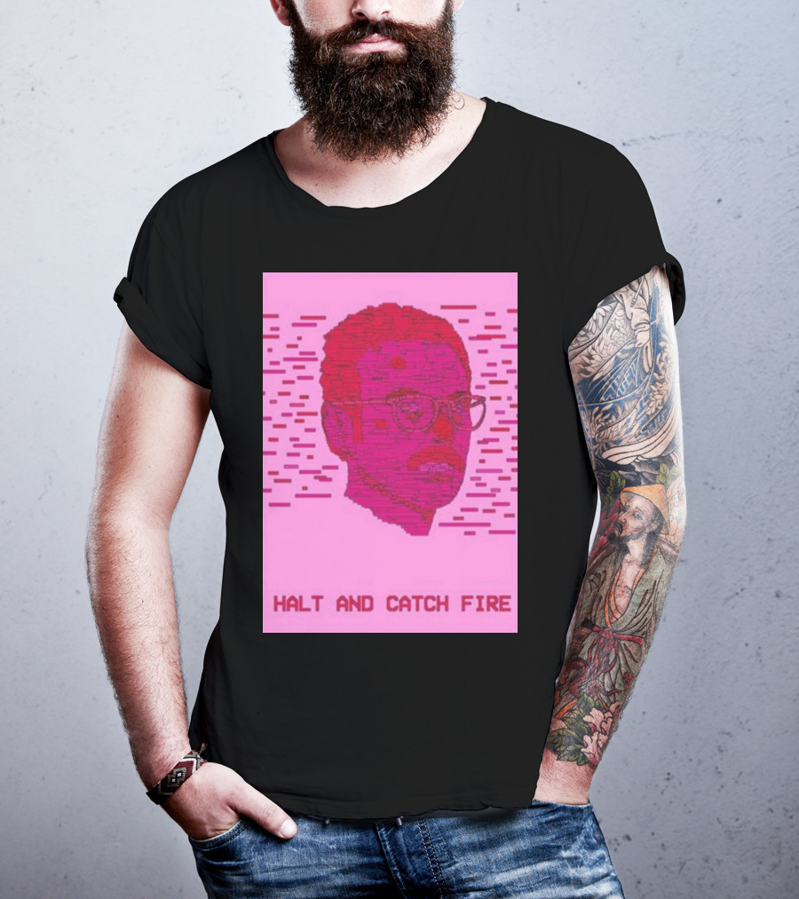 Halt And Catch Fire Retro Pixel T-Shirt
