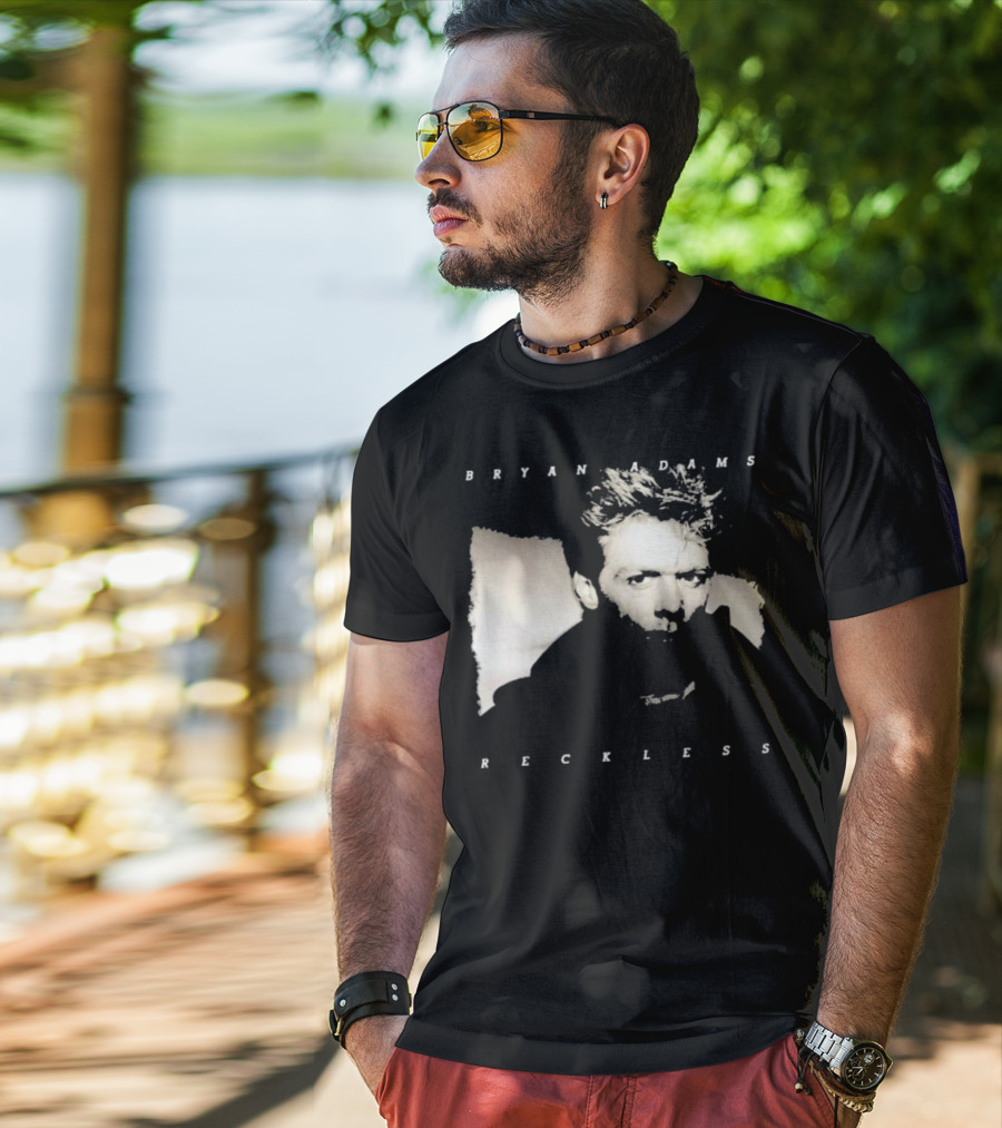 Bryan Adams Reckless Album Cover T-Shirt