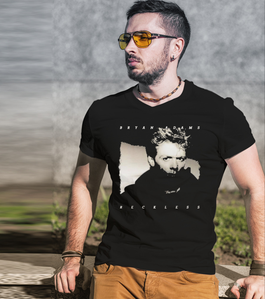 Bryan Adams Reckless Album Cover T-Shirt